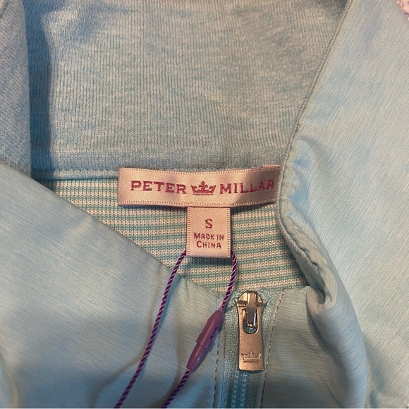 Peter Millar Quail Hollow Ladies Golf Hybrid Turquoise Blue Vest Size Small NWT - Picture 3 of 9